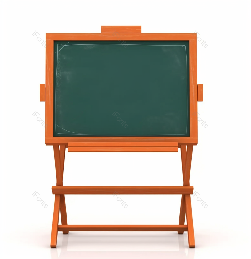 白色背景一块简易可折叠黑板展开放好用粉笔画了一个框在黑板四周实拍摄影图,高清,摄影图,摄影图片,图片大全,摄影图免费下载